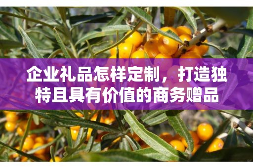 企业礼品怎样定制，打造独特且具有价值的商务赠品